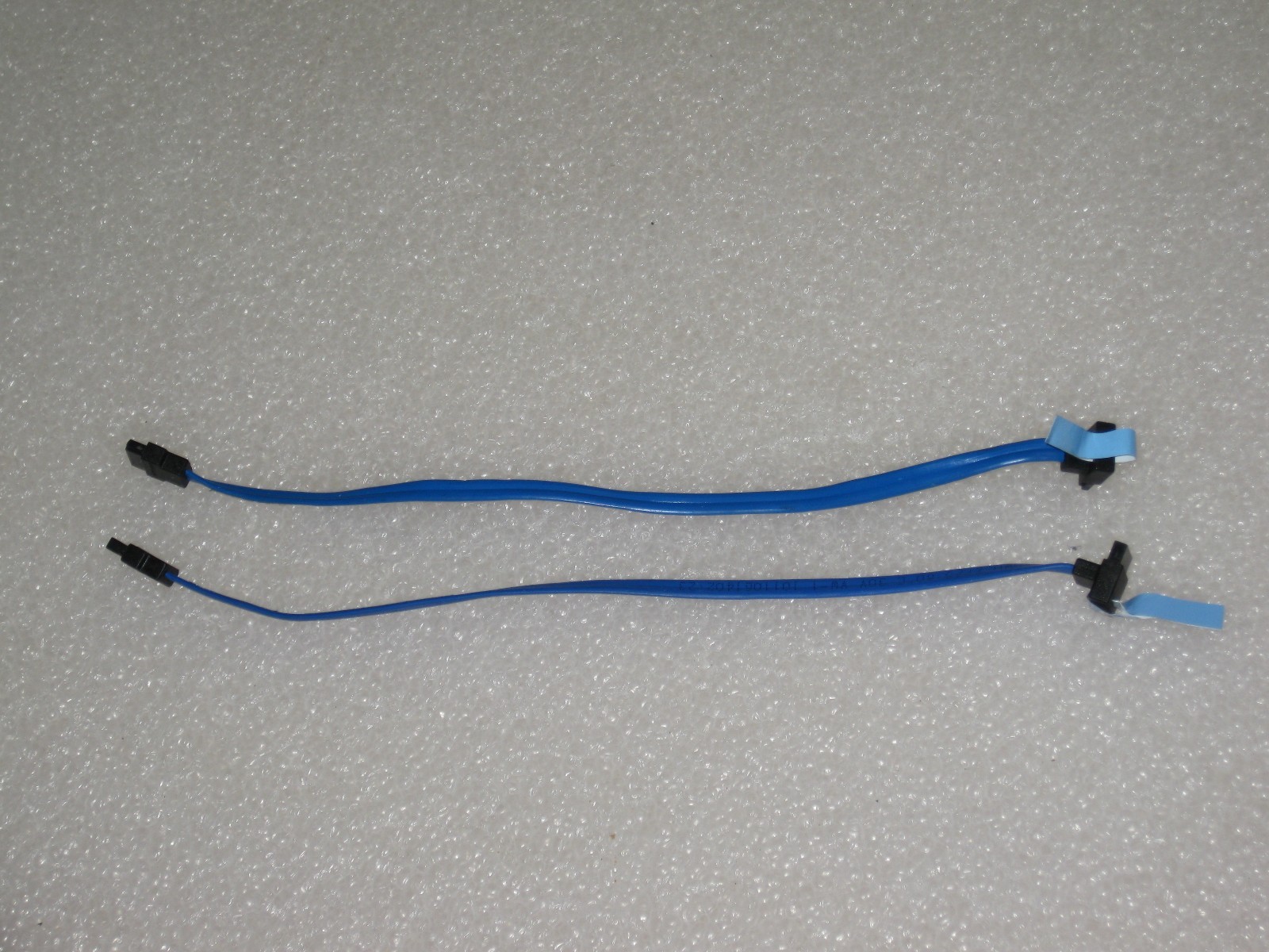 Genuine Dell Blue 11" SATA Hard Drive Data Cable Right Angle (LOT OF 2) MK524 