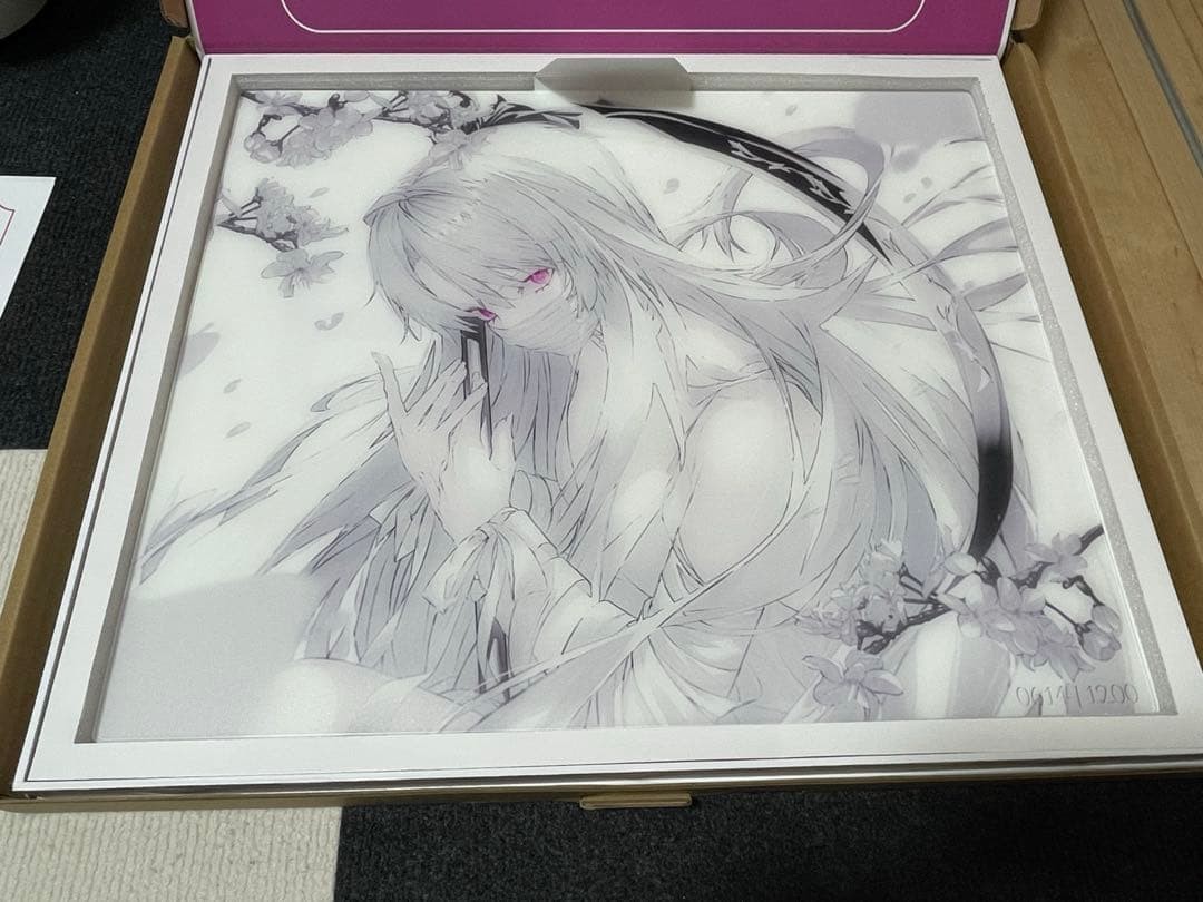 Kyomi Yuyo Glass Gaming Mouse Pad Grid Texture Japan Stored