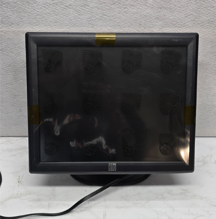 Elo Touchsystems 17" LCD Touchscreen Monitor E719160 17" - Dark Gray W/Cables