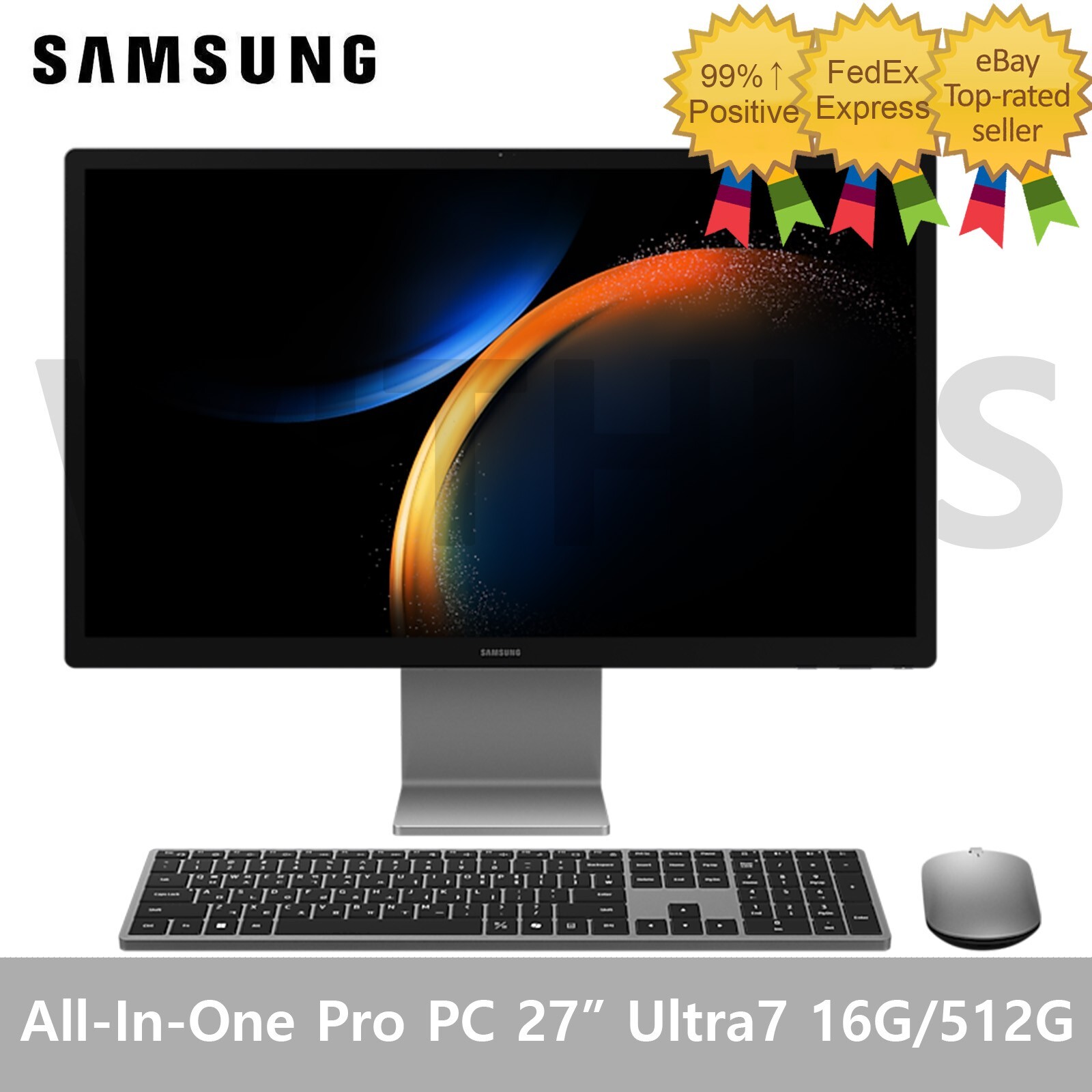 SAMSUNG All-In-One Pro PC 27" DM970AGA-L71A 4K Intel Ultra7 RAM 16GB SSD 512GB_