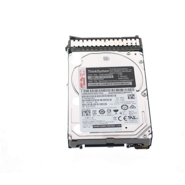 Lenovo 7XB7A00034 00YK023 1T 7.2K 2.5 SAS 12Gb SR server hard drive