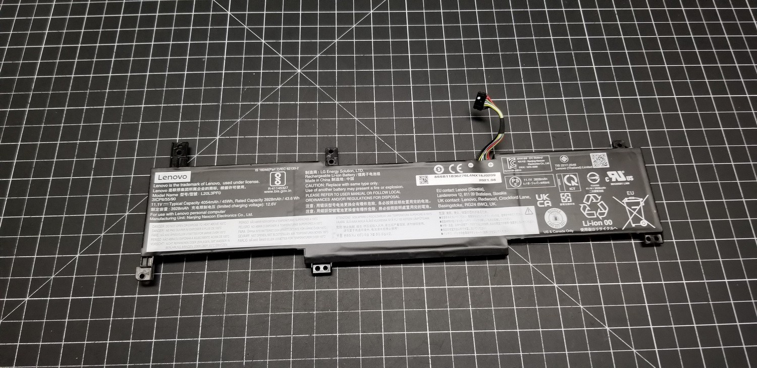 OEM Lenovo IdeaPad 3 15ITL6 15IAU7 17ALC6 Battery 11.1V 45Wh L20L3PF0 100%