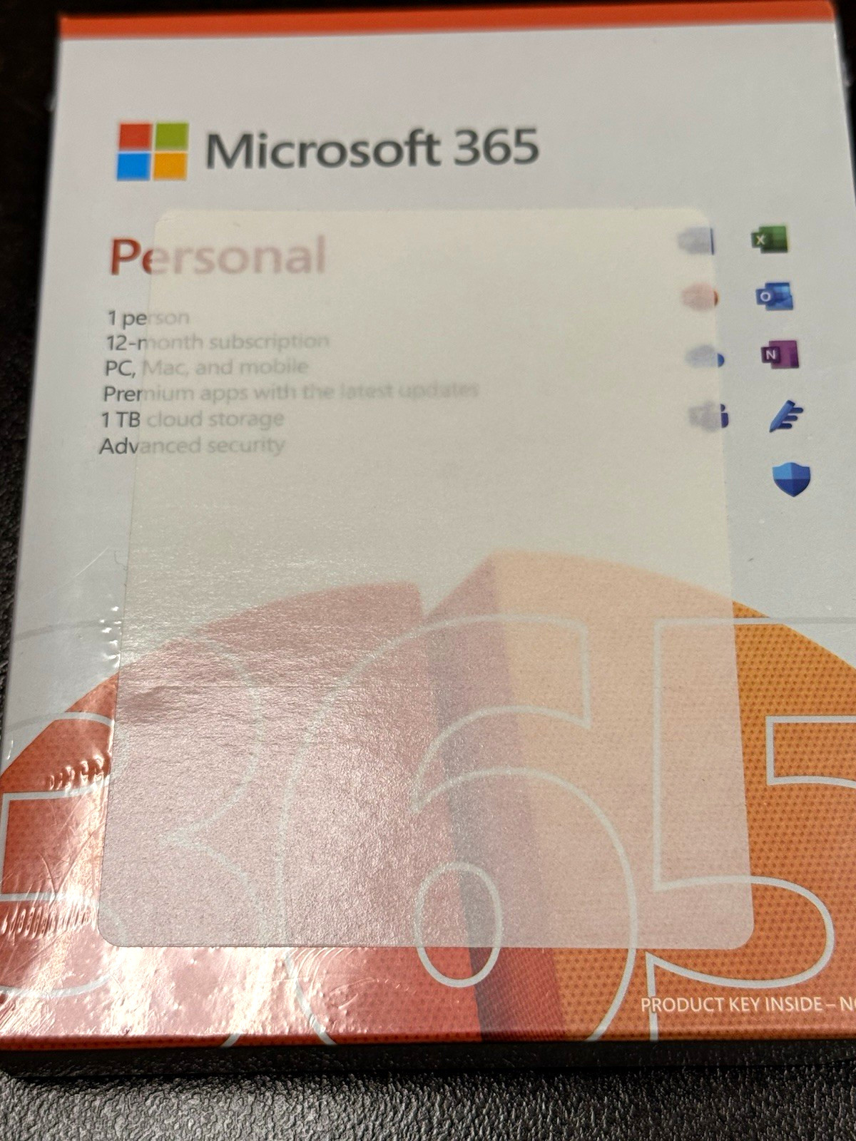 Microsoft 365 Personal 12-Month English Product Key Card MLK Win/Mac/iPad 5