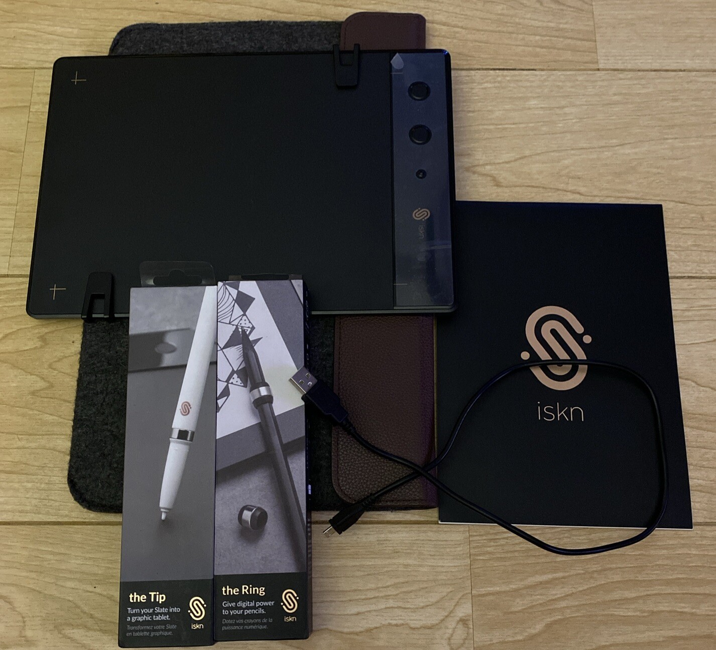 ISKN The Slate Digital Technology Tablet w Case Clips, Ring, Pen, Tip, and Clips