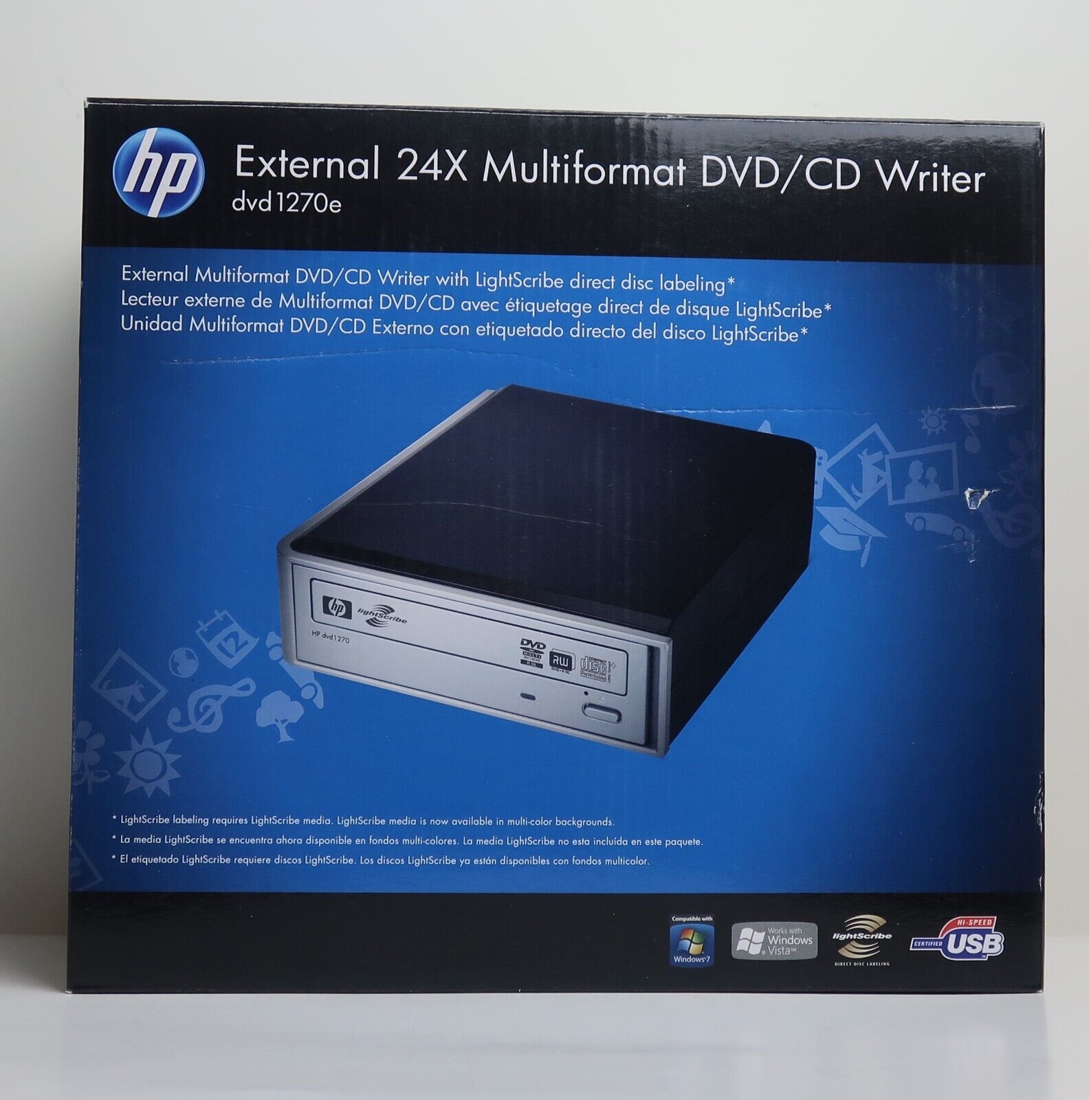 HP External 24X Multiformat DVD/CD Writer 