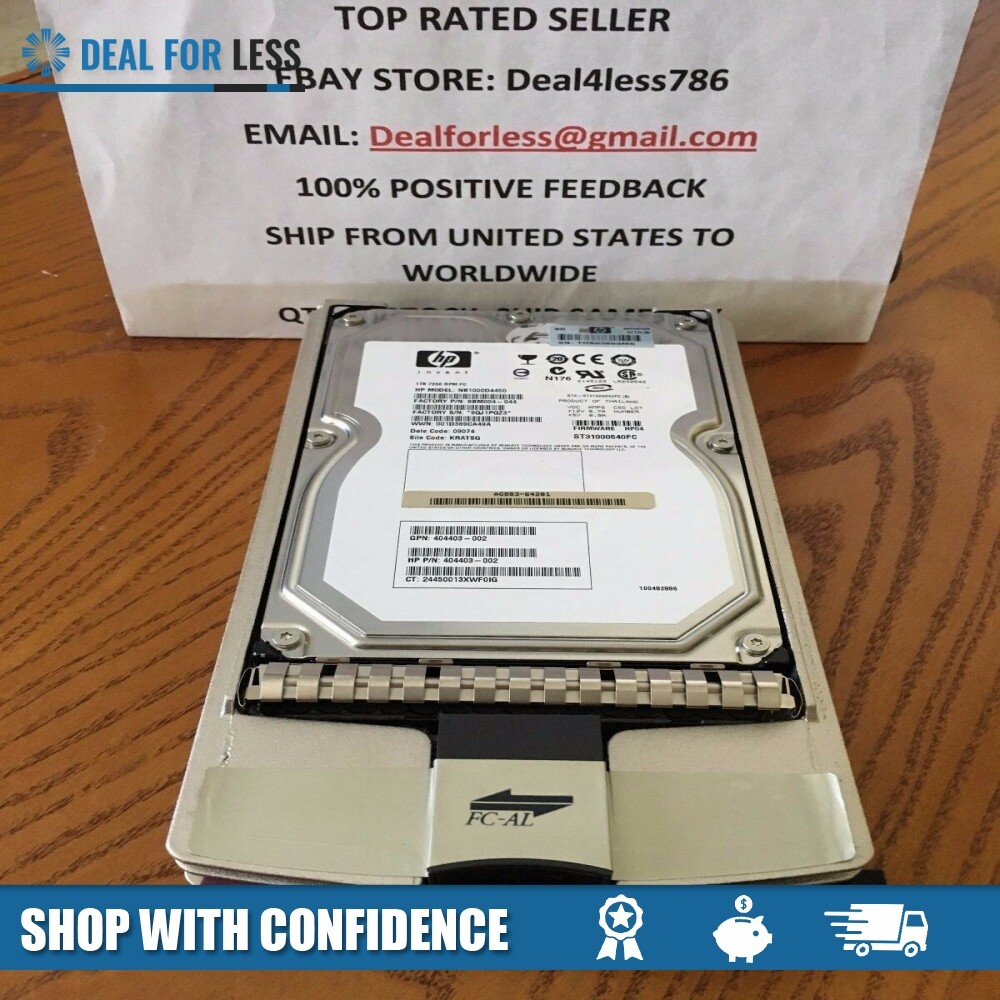 AG883A/AG883B/ 454416-001 HP 1TB 7.2K FATA EVA HARD DRIVE