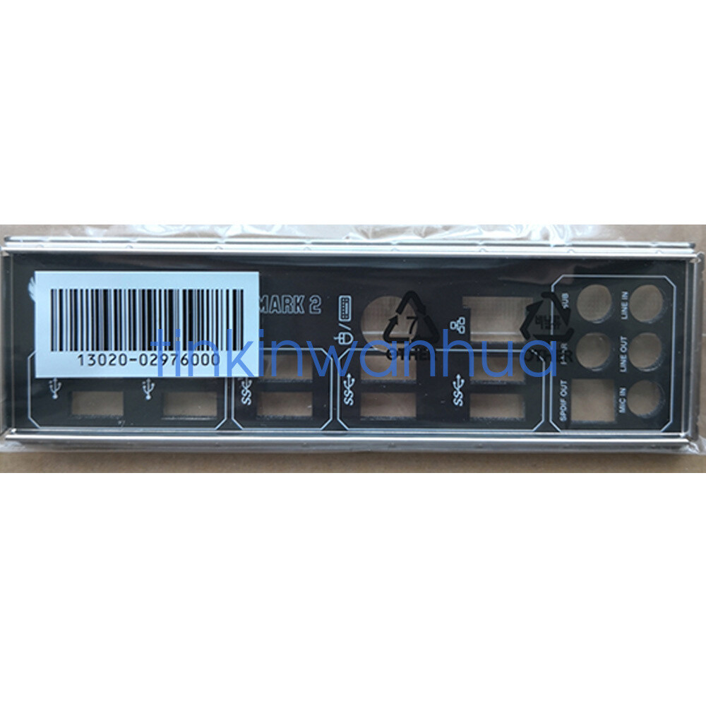 For ASUS TUF X299 MARK 2 Motherboard IO I/O Shield Back Plate