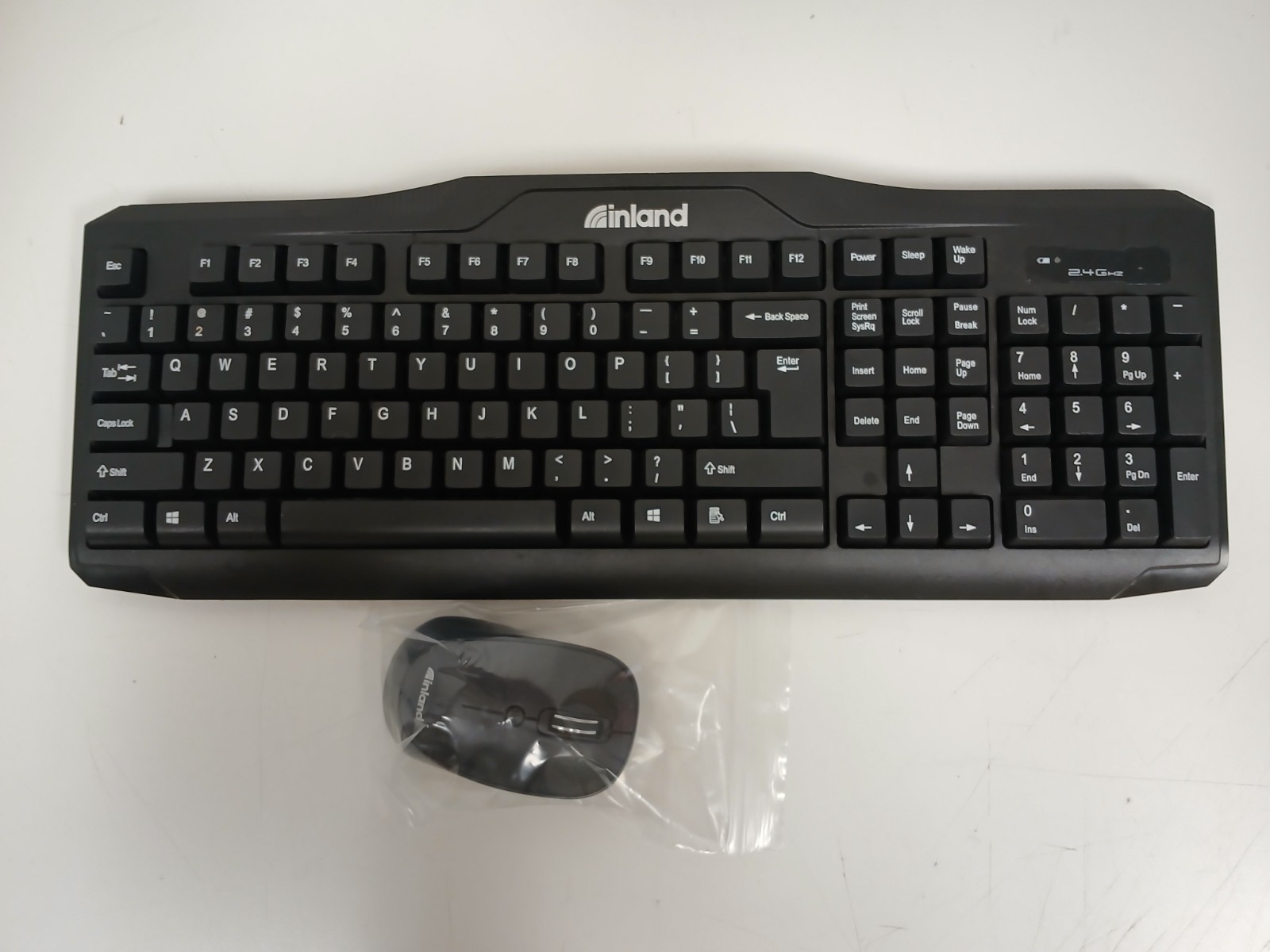 Inland ic210 Wireless Keyboard & Mouse Combo - NO BOX