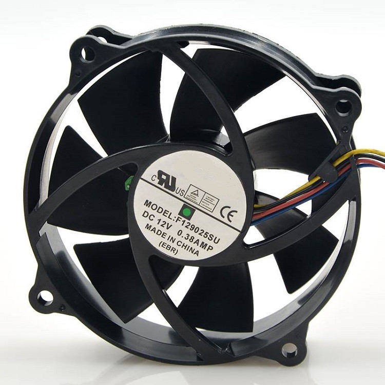 For EVERFLOW F129025SU 90*25mm 12V 0.38A 4pin PWM CPU Cooling fan