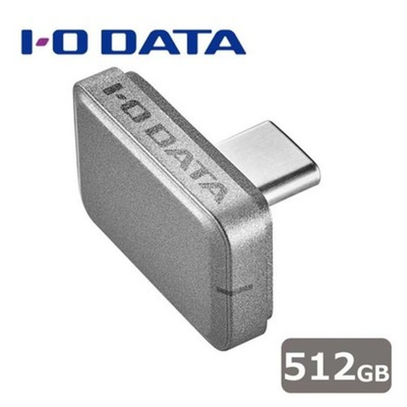IO DATA USB 5Gbps USB 3.2 Gen1 compatible USB-C Slim SSD 512GB SSPJ-UTC512B