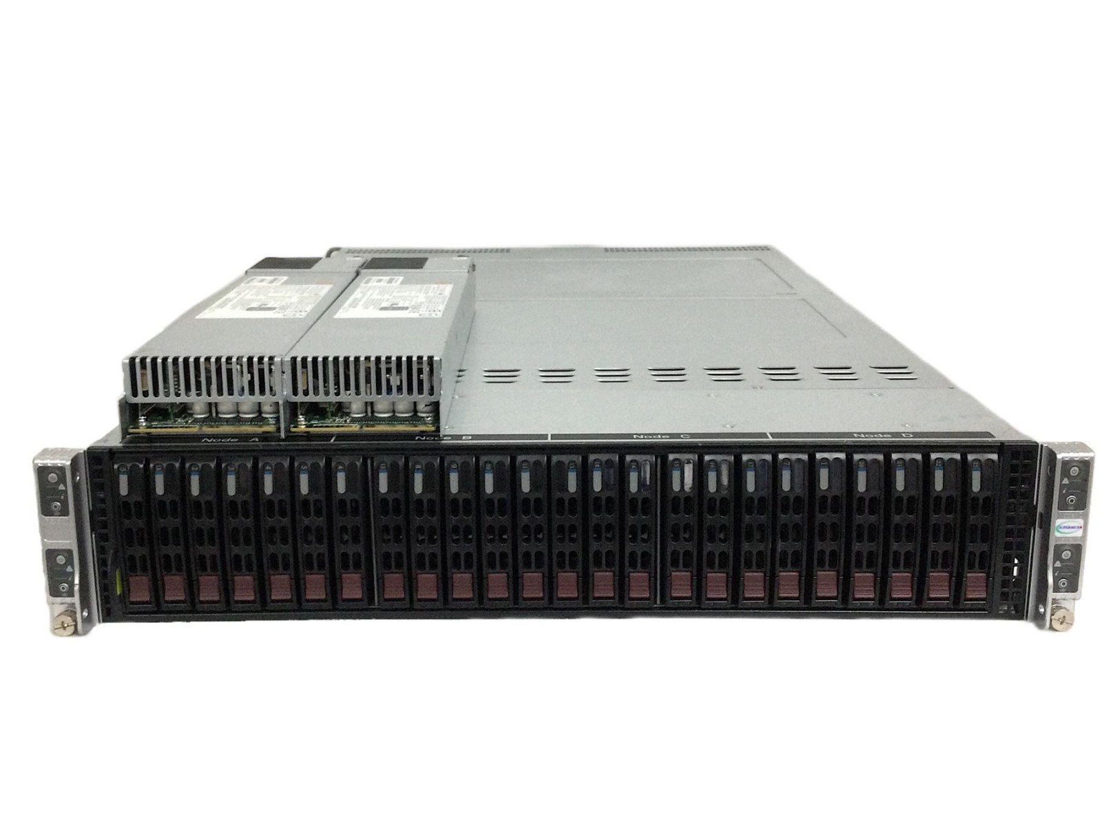 2U 4 Node 24 Bay SFF Server Specs: 8x Xeon Gold 5118 128GB DDR4 RAM X11DPT-PS