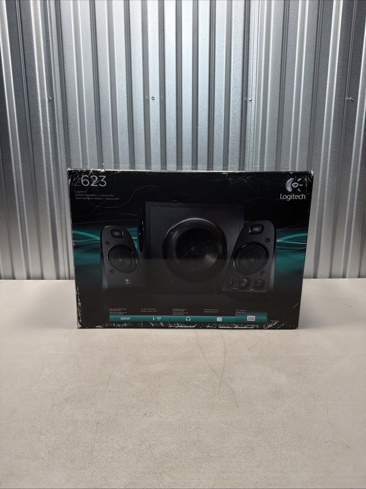 Logitech Z623 2.1 THX Certified Speaker System w/ Subwoofer - Working