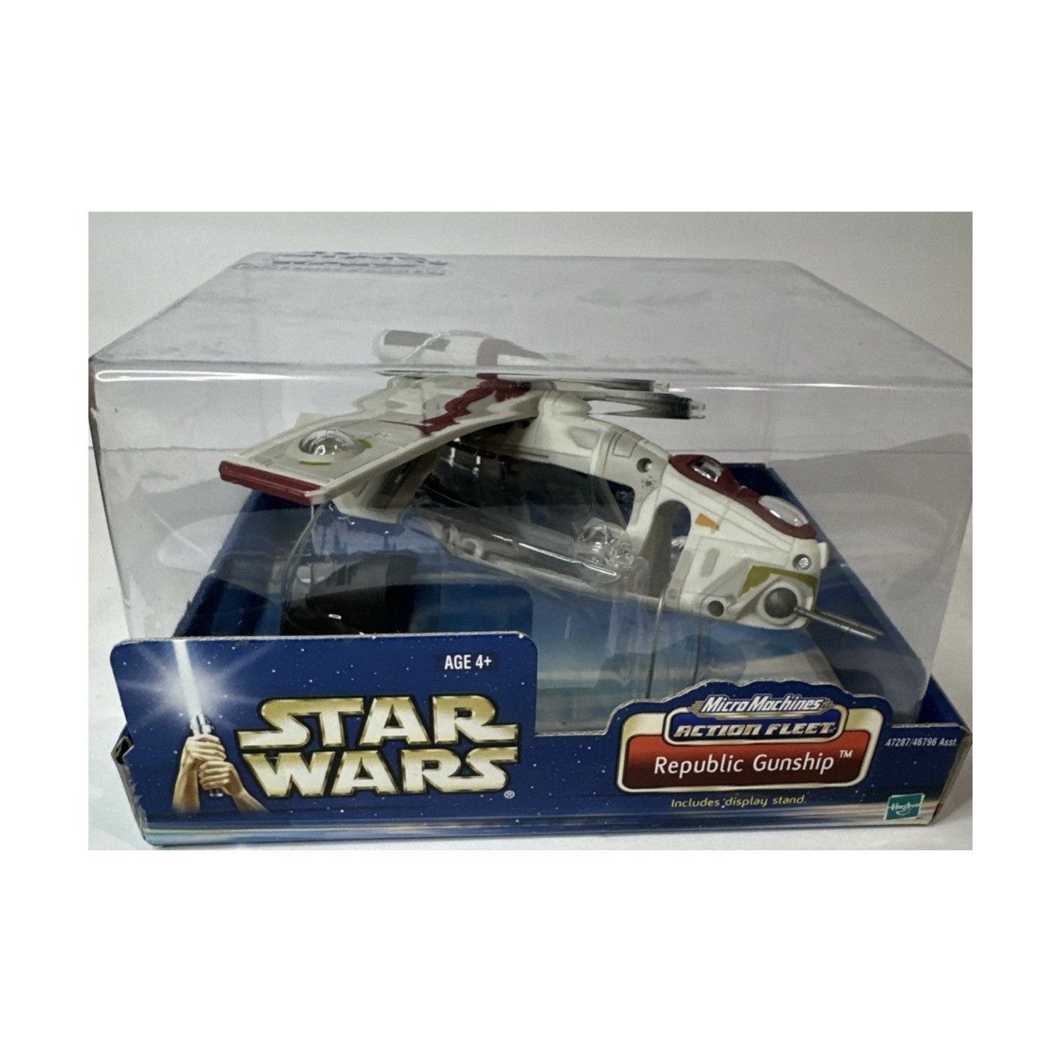 Hasbro Star Wars Action Fleet Republic Gunship VG+/Mint