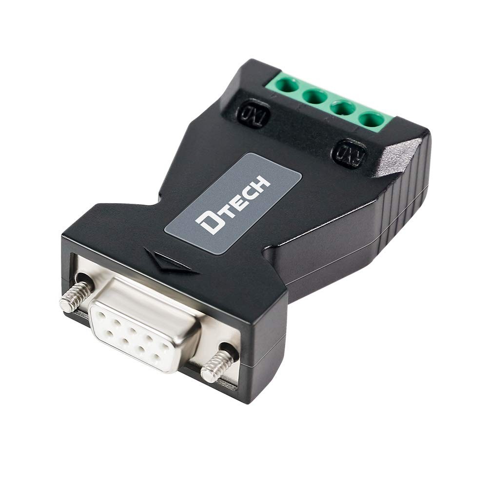 RS232 to RS485 Converter Serial Adapter with 4 Position Terminal Block for Lon