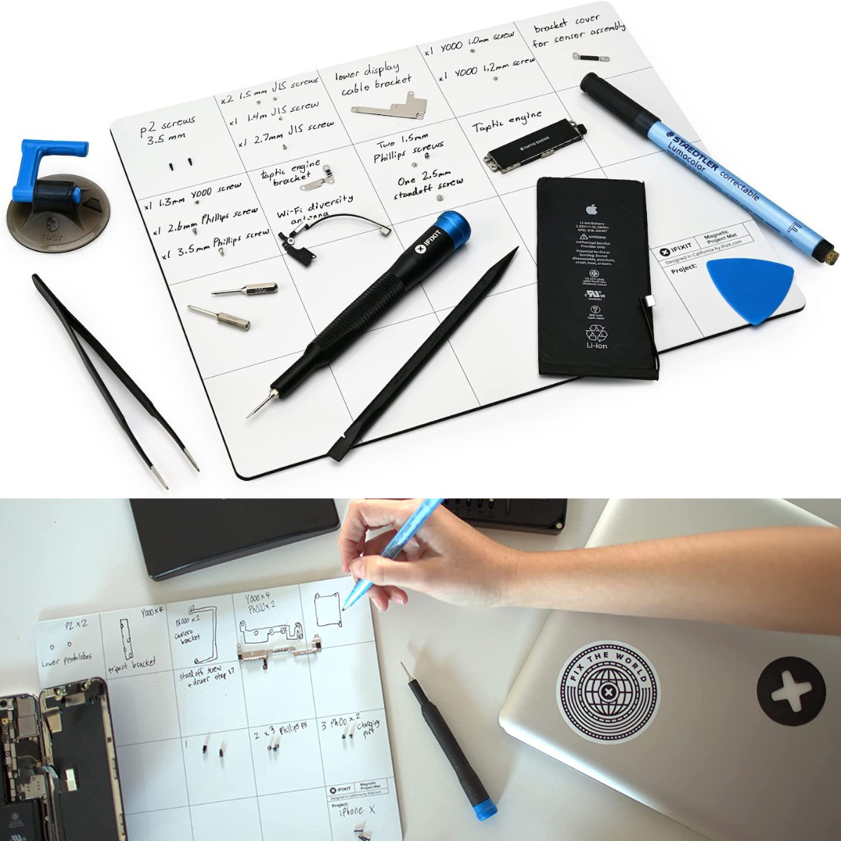 Magnetic Mat Rewritable Ifixit For Project Surface Work for Electronics Repair