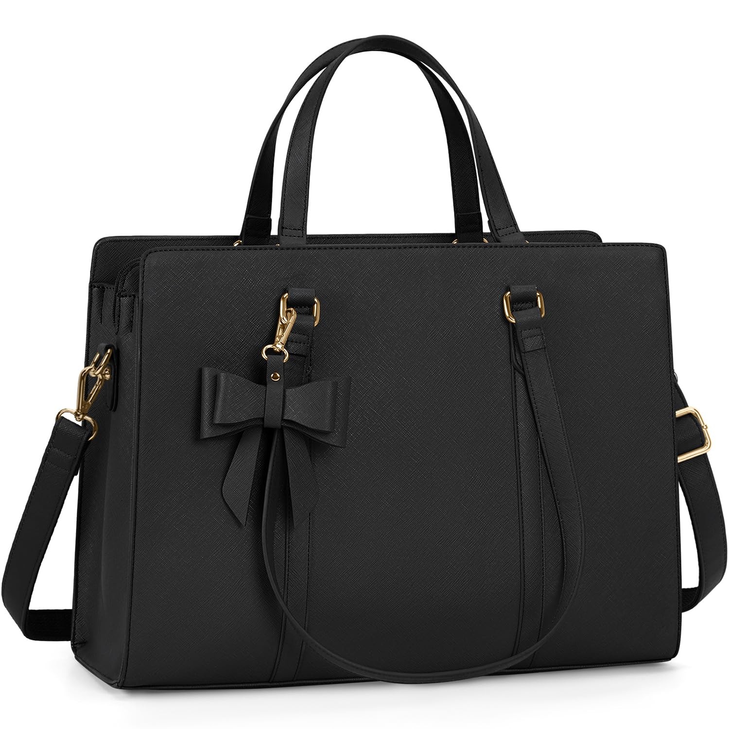 Laptop Bag for Women 15.6 inch Leather Work Tote Bag