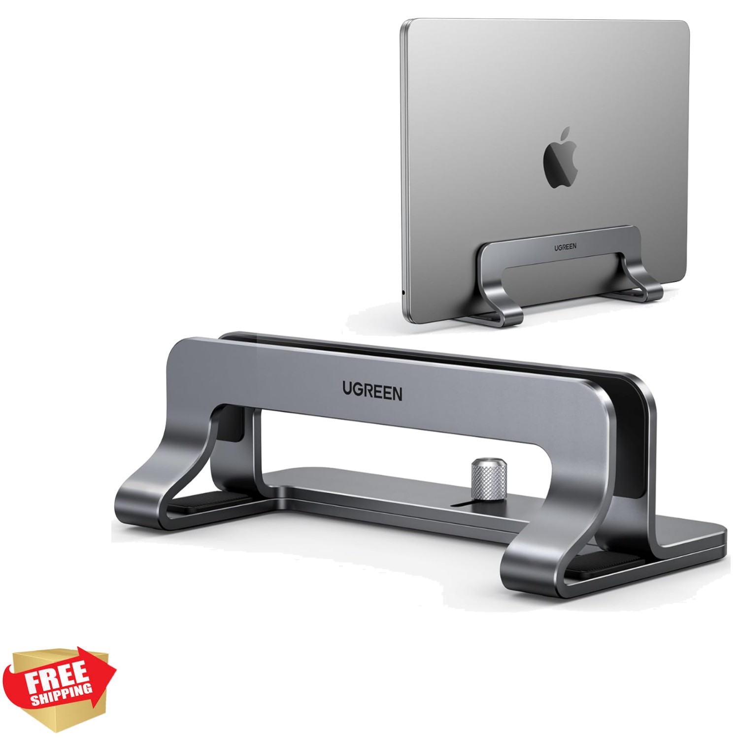 Elegant Vertical Laptop Stand Holder for MacBook & Gaming Laptops up to 17.3”