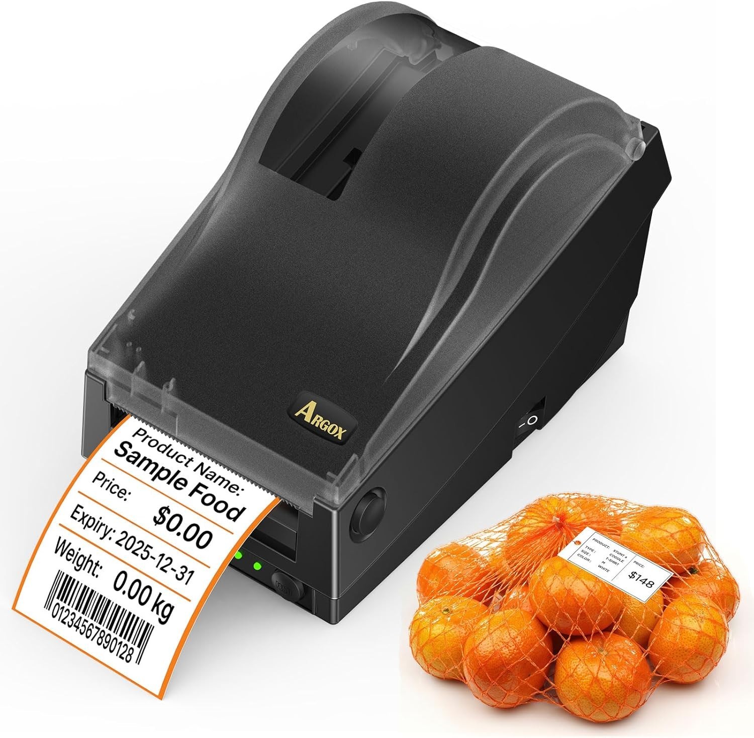 Argox OS-2130D Pro Desktop Label Printer | High-Memory Direct Thermal Barcode..