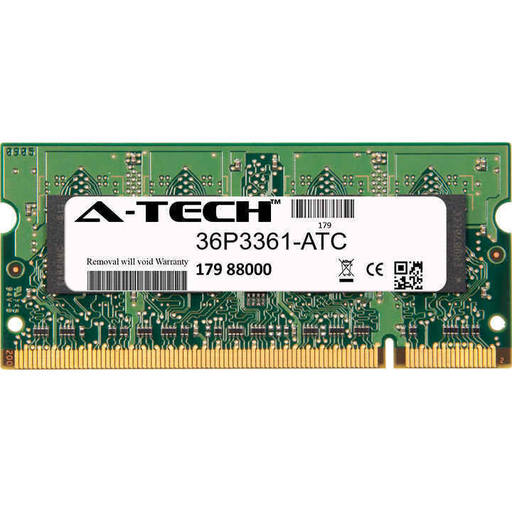 512MB DDR2 PC2-5300 667MHz SODIMM (Lenovo 36P3361 Equivalent) Memory RAM