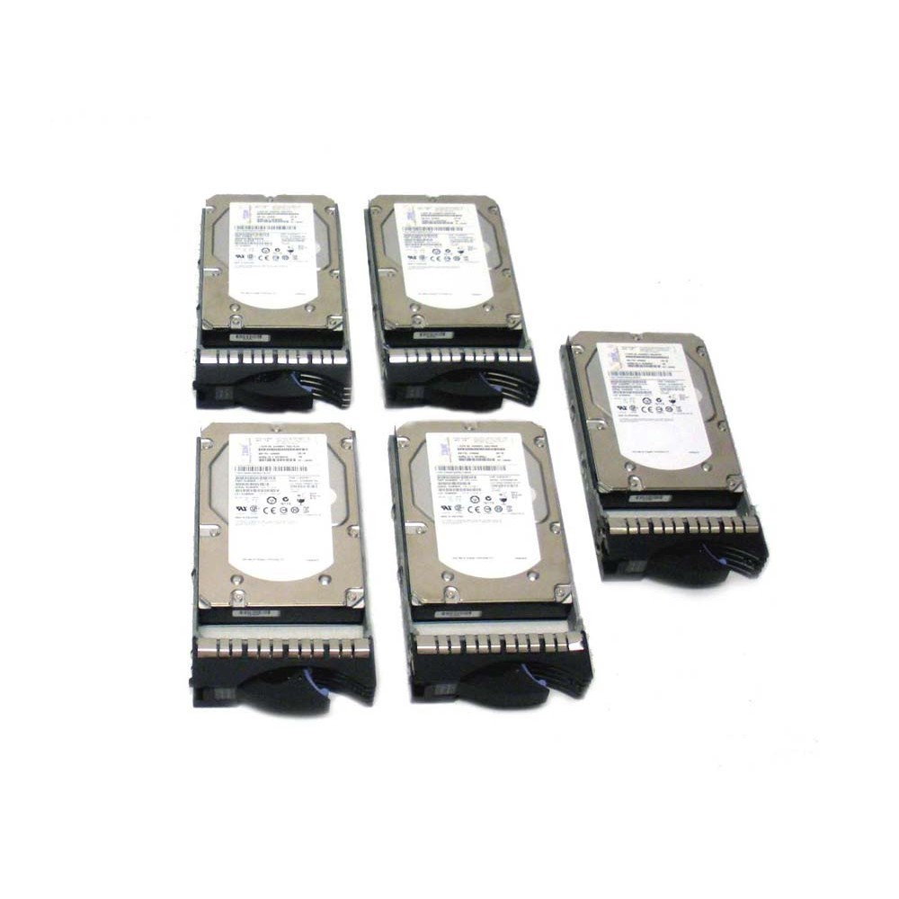 IBM 3678-9406 3678 283GB 15K SAS Hard Drive - Lot of 5