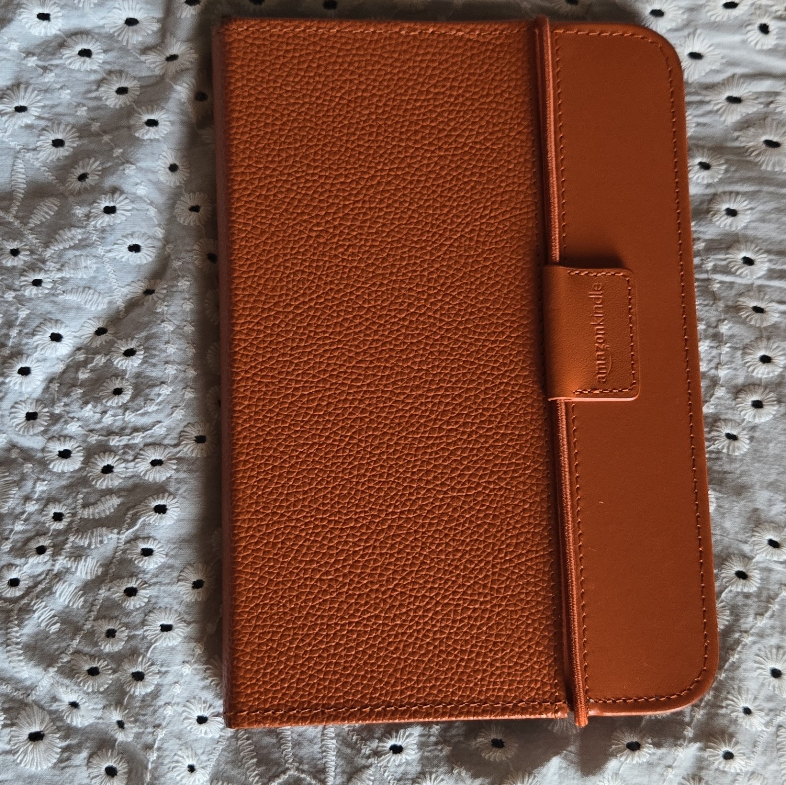 Original Amazon Leather Cover Case 3 3rd Gen - Orange with light