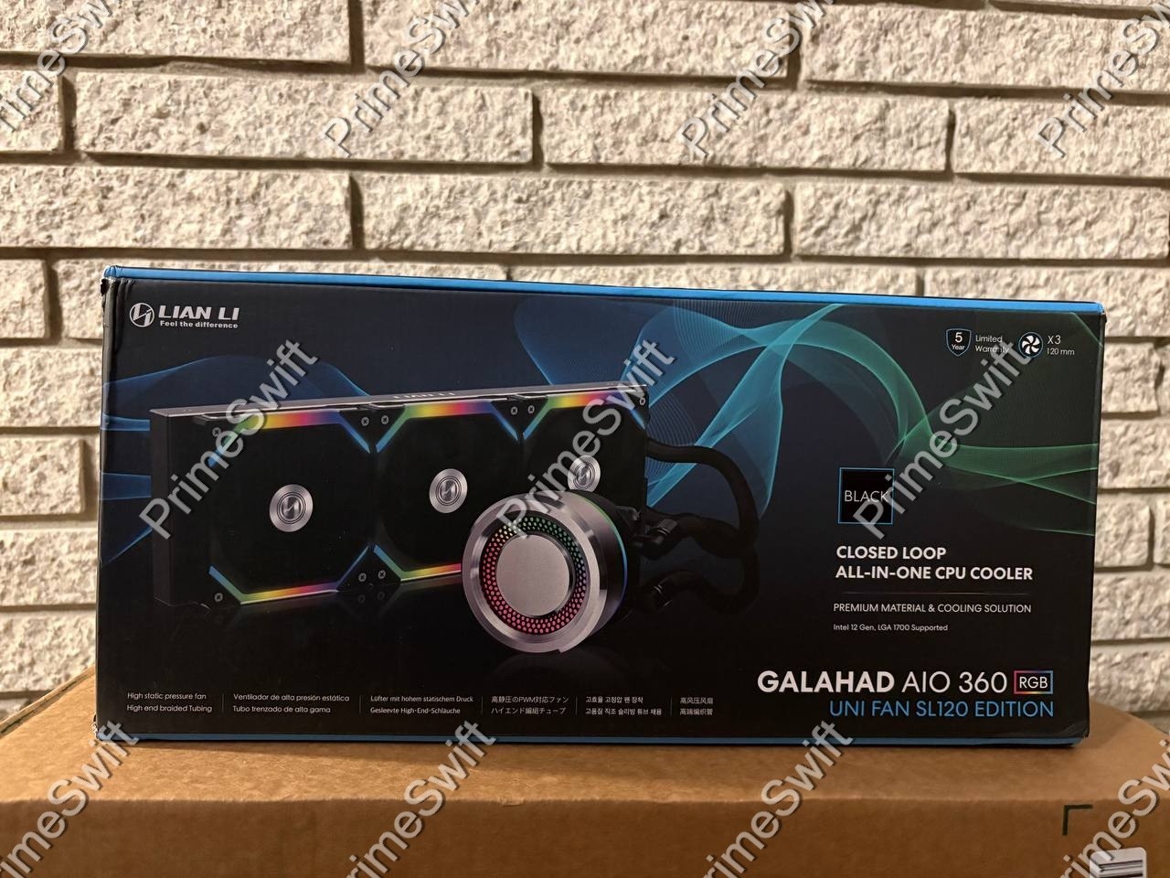 Lian Li Galahad AIO 360 RGB Black UNI FAN SL120 Edition – Premium AIO Cooler NEW