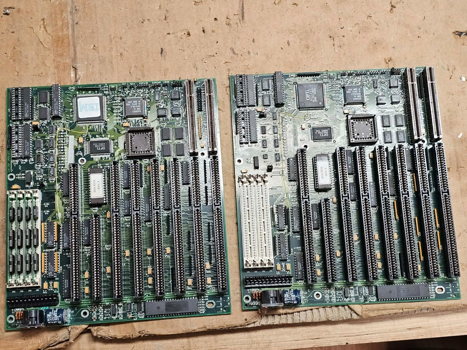2x Retro Gaming IBM Alaris Leopard VLB Motherboard 387128k cache PARTS SPECIAL