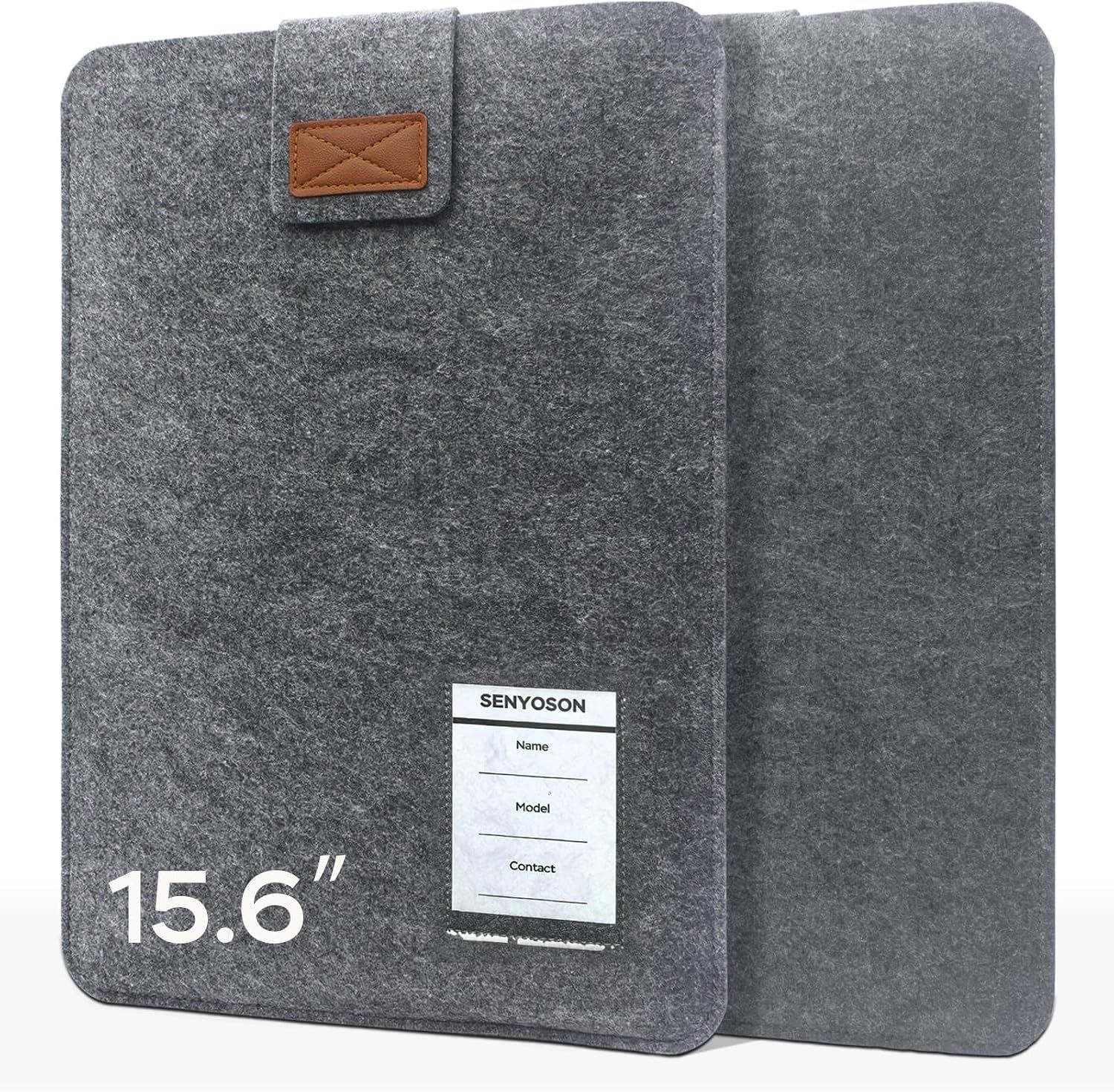 15.6 Inch Portable Monitor Case, Lightweight & Slim Design for Easy Transport