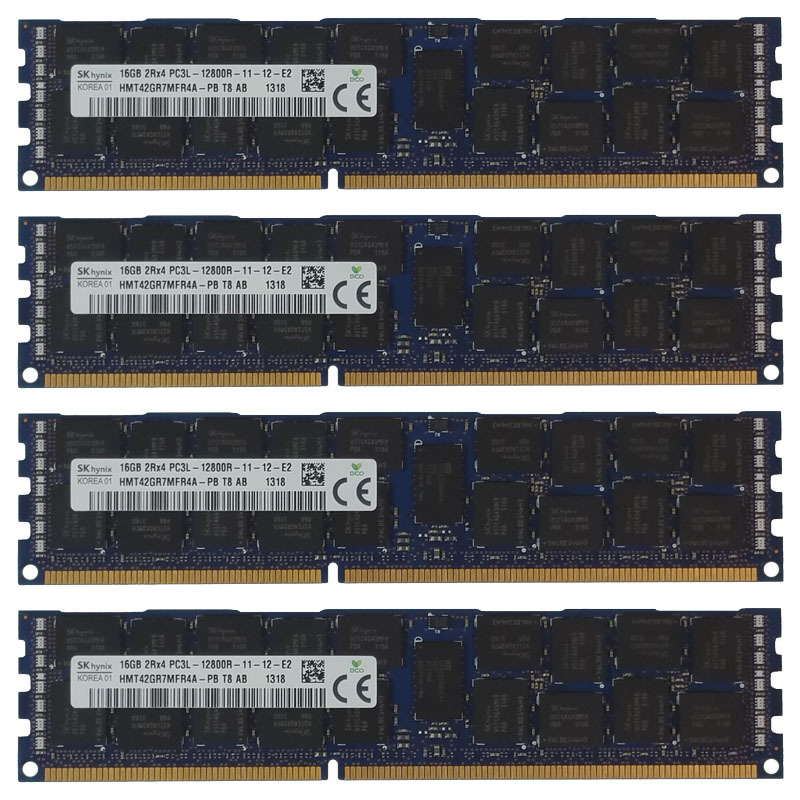64GB Kit 4X 16GB HP Proliant BL680C DL165 DL360 DL380 DL385 DL580 G7 Memory Ram