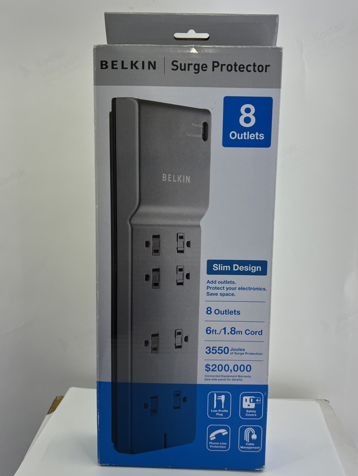 Brand New Belkin 8-Outlet Surge Protector
