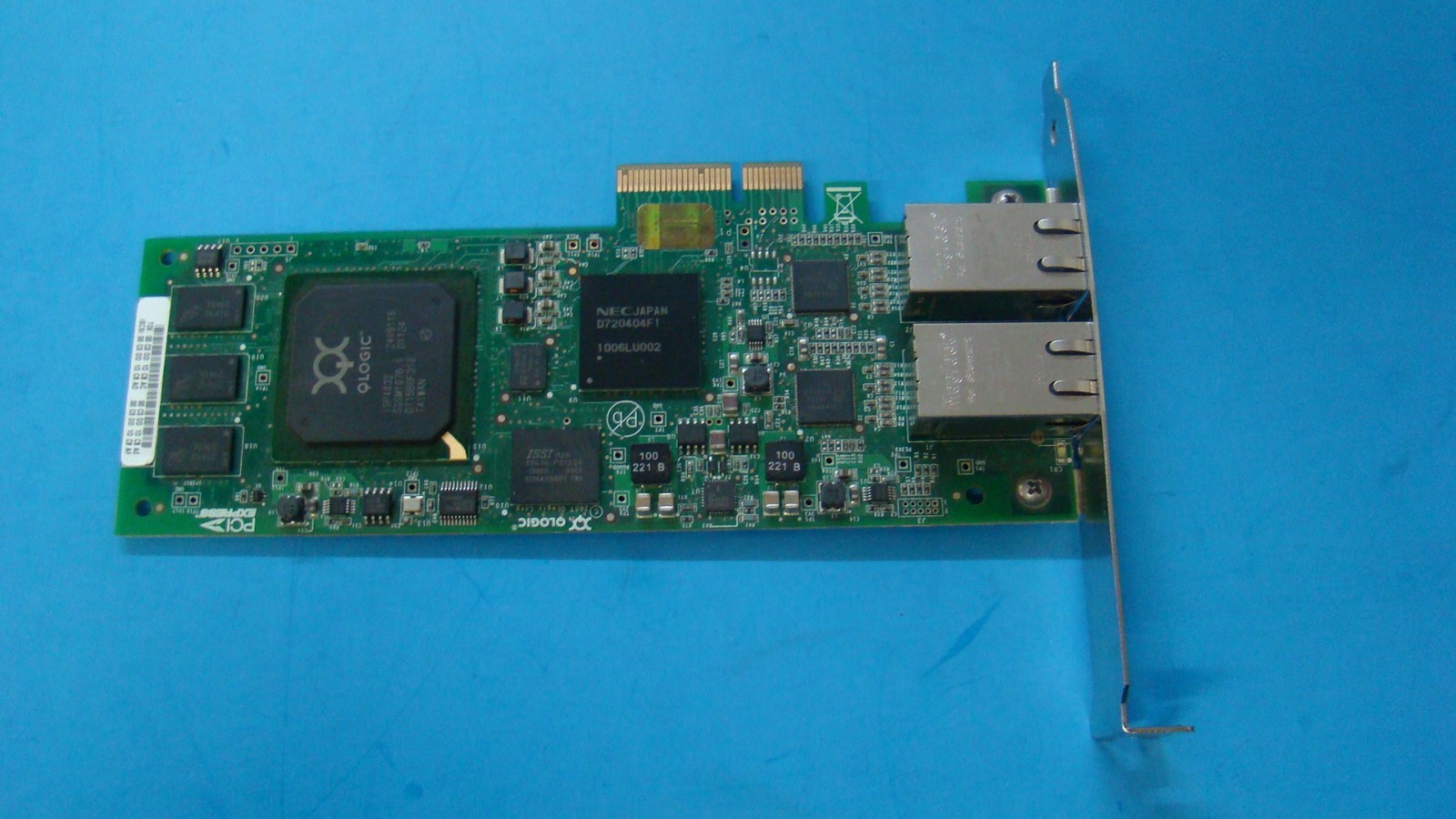 GENUINE QLogic PCI-E Dual Port Gigabit HBA Network Card IX4010402-01