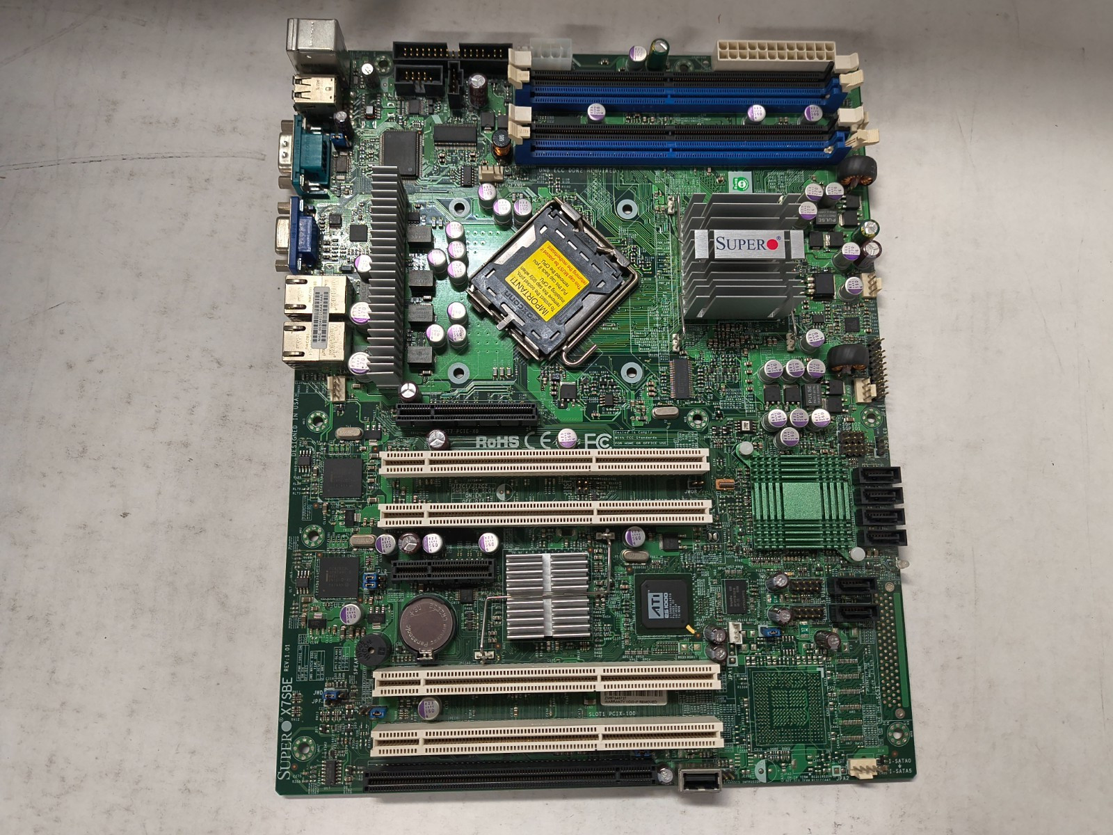 Supermicro motherboard X7SBE