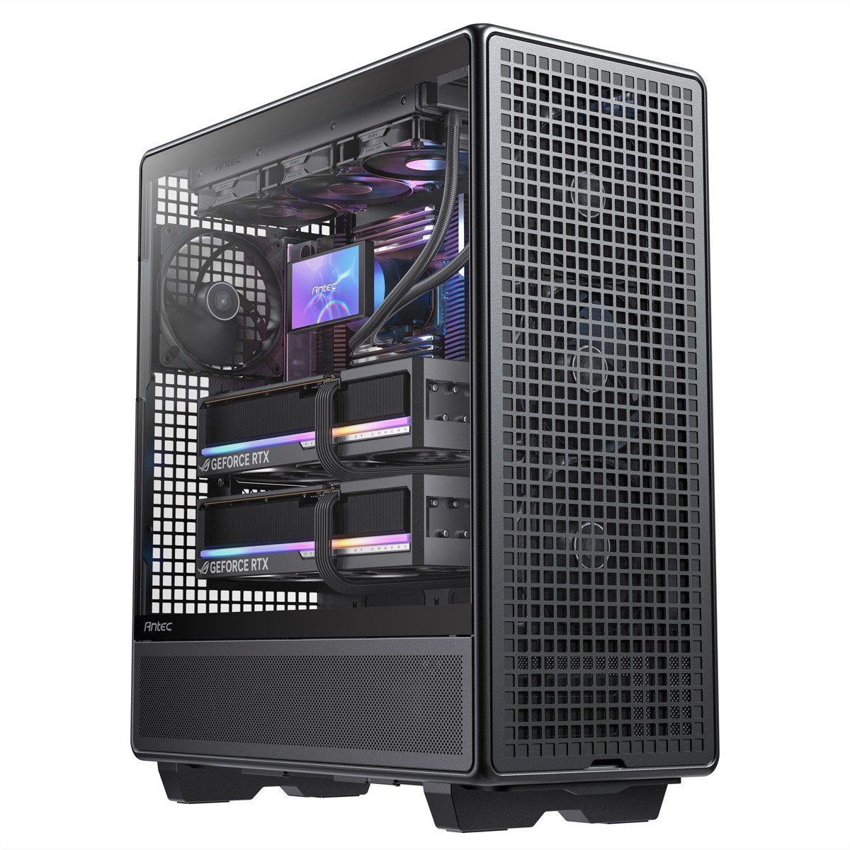 0-761345-10272-8 Antec CASE ANTEC 900 2x120mm P12r+ 4x 140mm Tranquil FANS ~D~