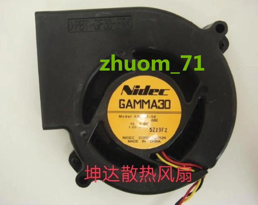 1PC NIDEC A35317-58 9733 DC12V 1.05A 9cm Turbofan blower
