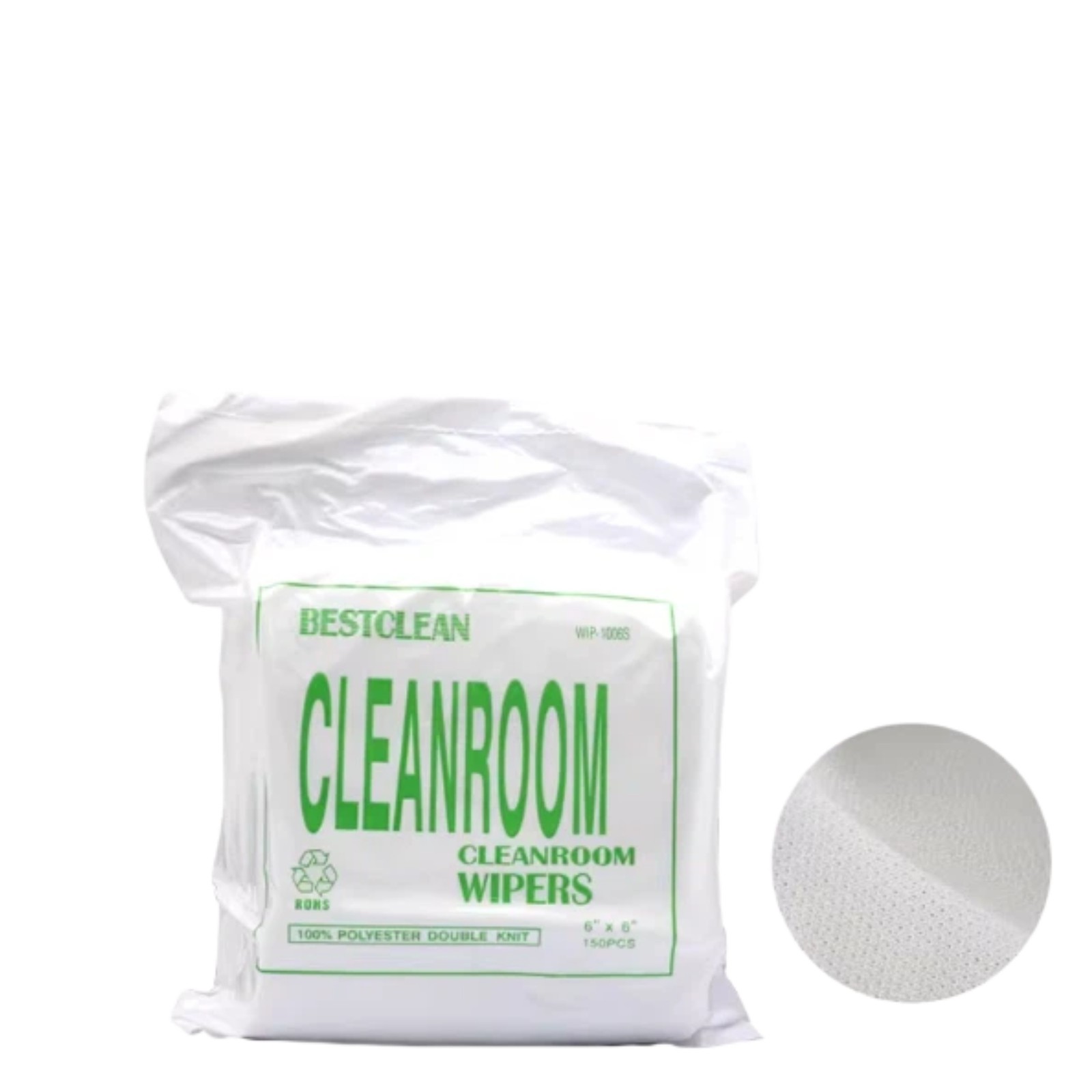 6X6 inch CLEANROOM WIPERS for Printer No waste or water stain left