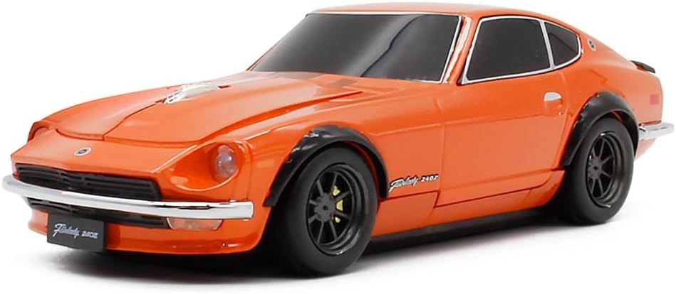 Wireless mouse for Nissan Fairlady 240 Z, Orange. Wireless, Bluetooth compatible