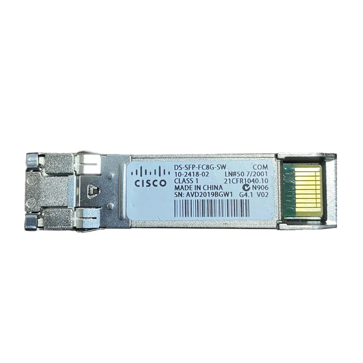 Cisco DS-SFP-FC8G-SW 8-Gbps Fibre Channel Shortwave SFP for SAN Switch