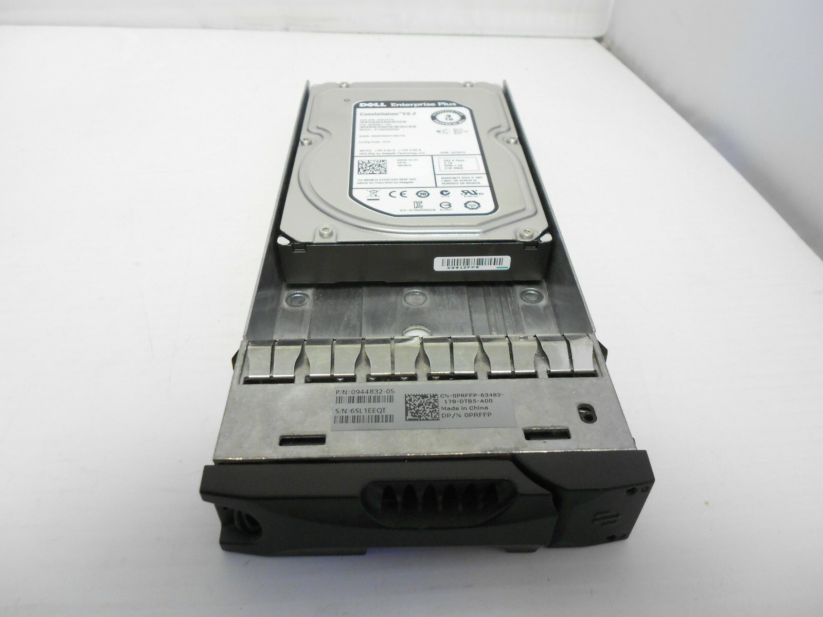 Dell Equallogic 6H6FG 3TB SAS Hard Drive 9SM260-157 PS4000 PS6000 PS6010 W/ Tray