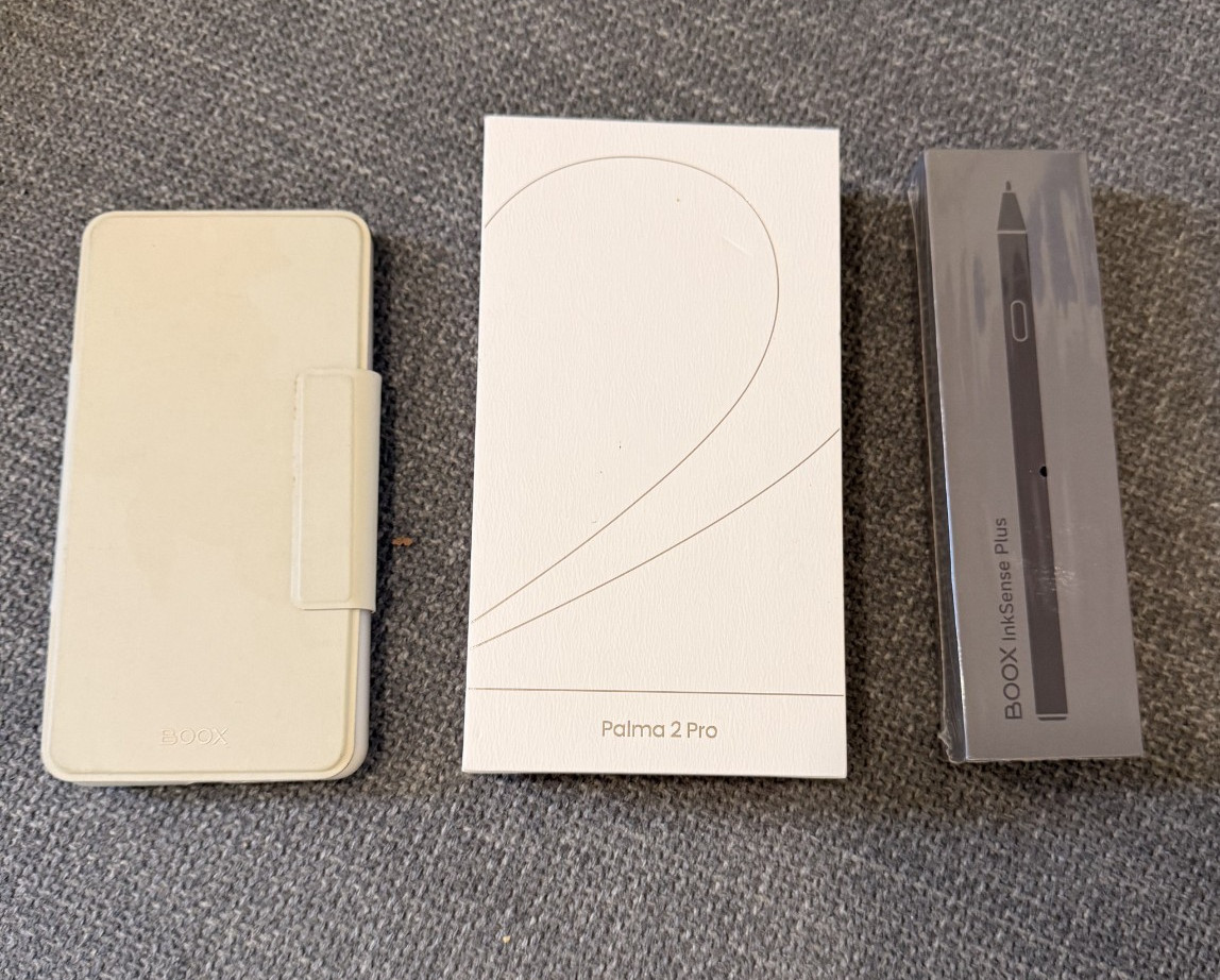 BOOX Palma 2 Pro (White): 6.13''Color ePaper| Sim Card| Note-Taking |Rear Camera