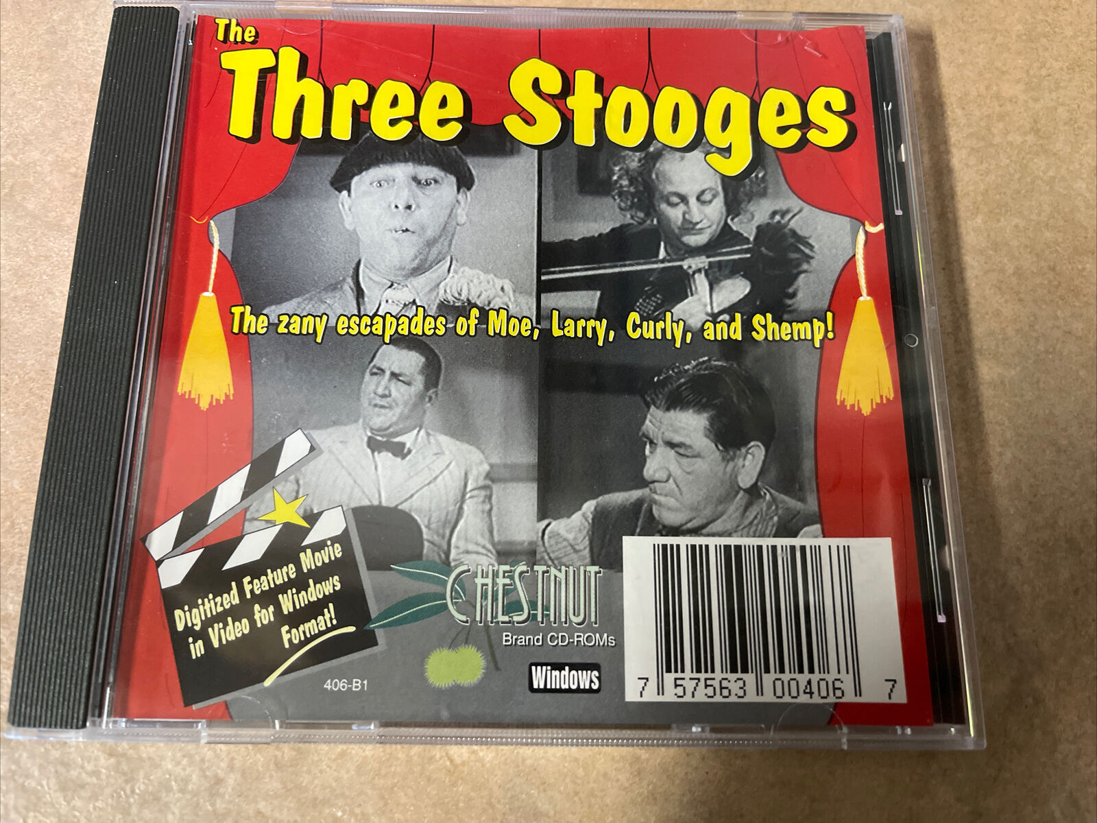 The Three Stooges PC CD ROM Windows Brand New 