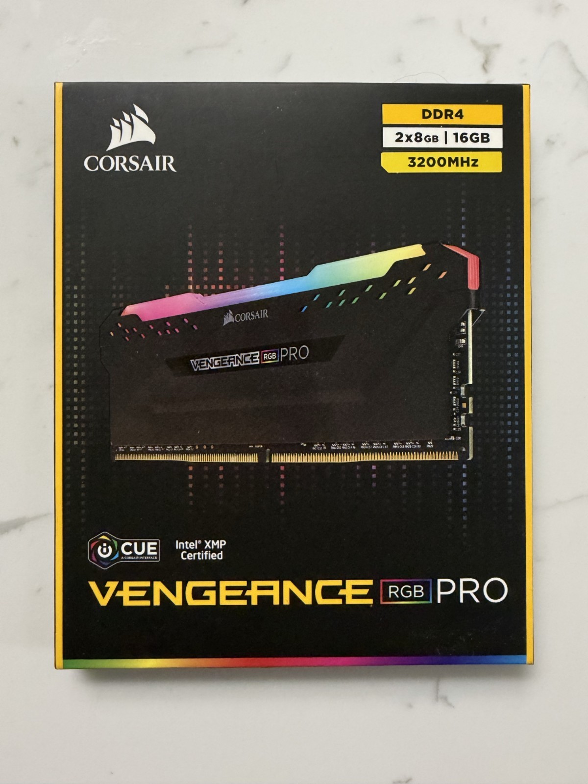 Corsair Vengeance RGB Pro 16GB (2x8GB) RAM DDR4 3200MHz CMW16GX4M2C3200C16
