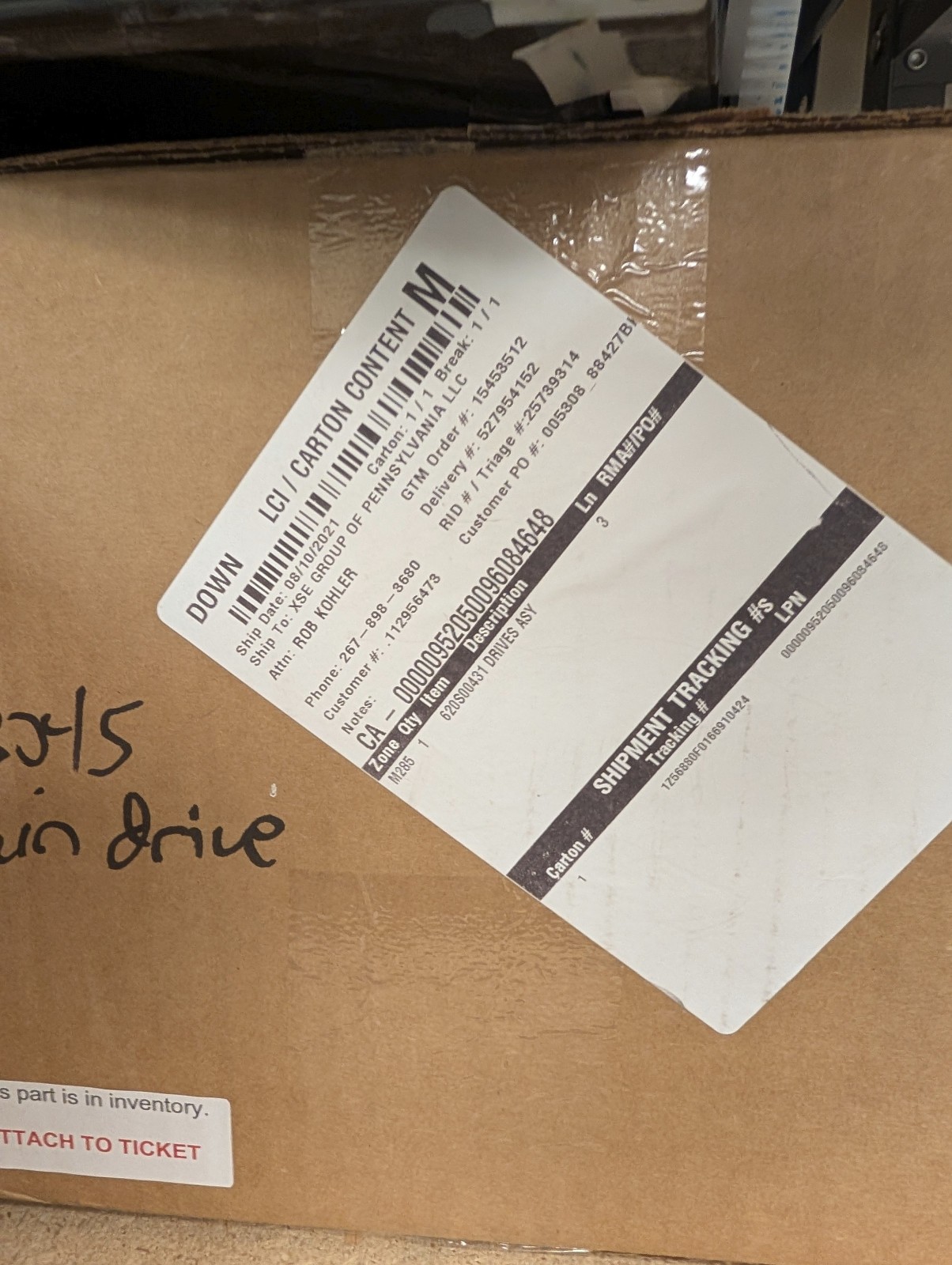 New OEM Xerox 607K29070 007K20781 620S00431 Main Drive - AltaLink B8045 B8055