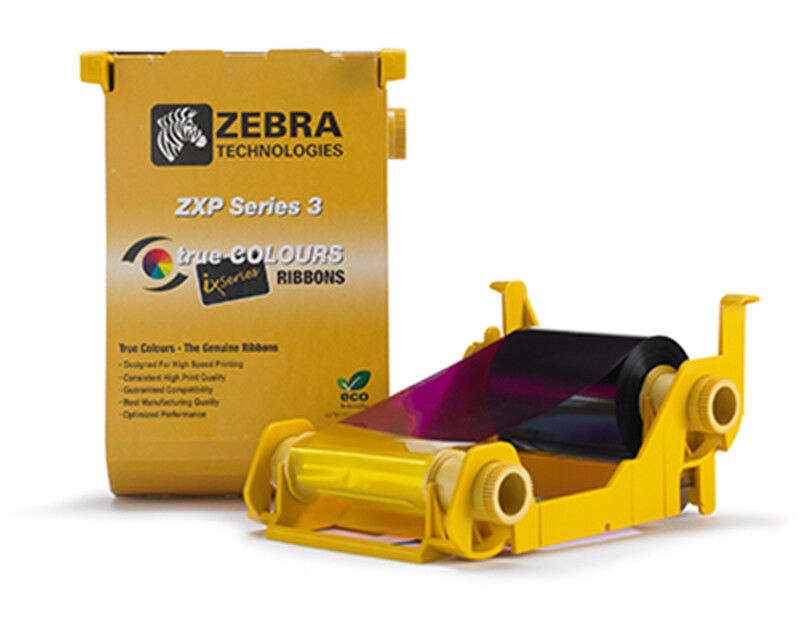 Genuine Zebra 800033-340 YMCKO ZXP 3 Series Color Ribbon 280 Images - New