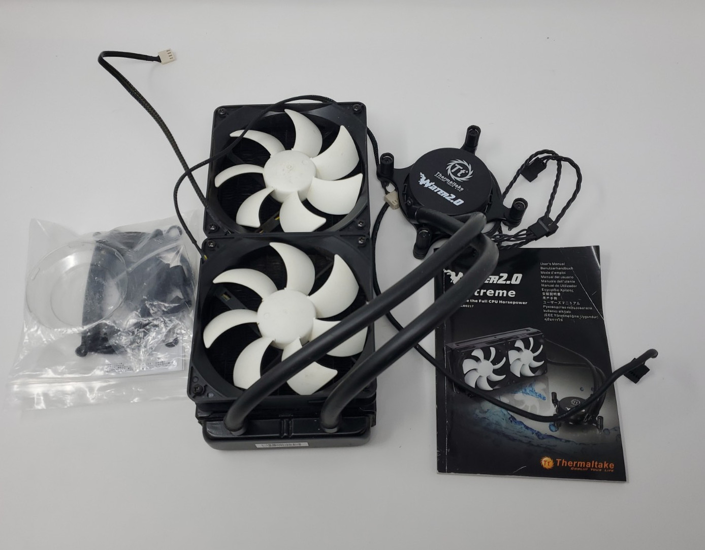Thermaltake Water 2.0 Extreme 240mm AIO Liquid CPU Cooler Dual 120mm Fans