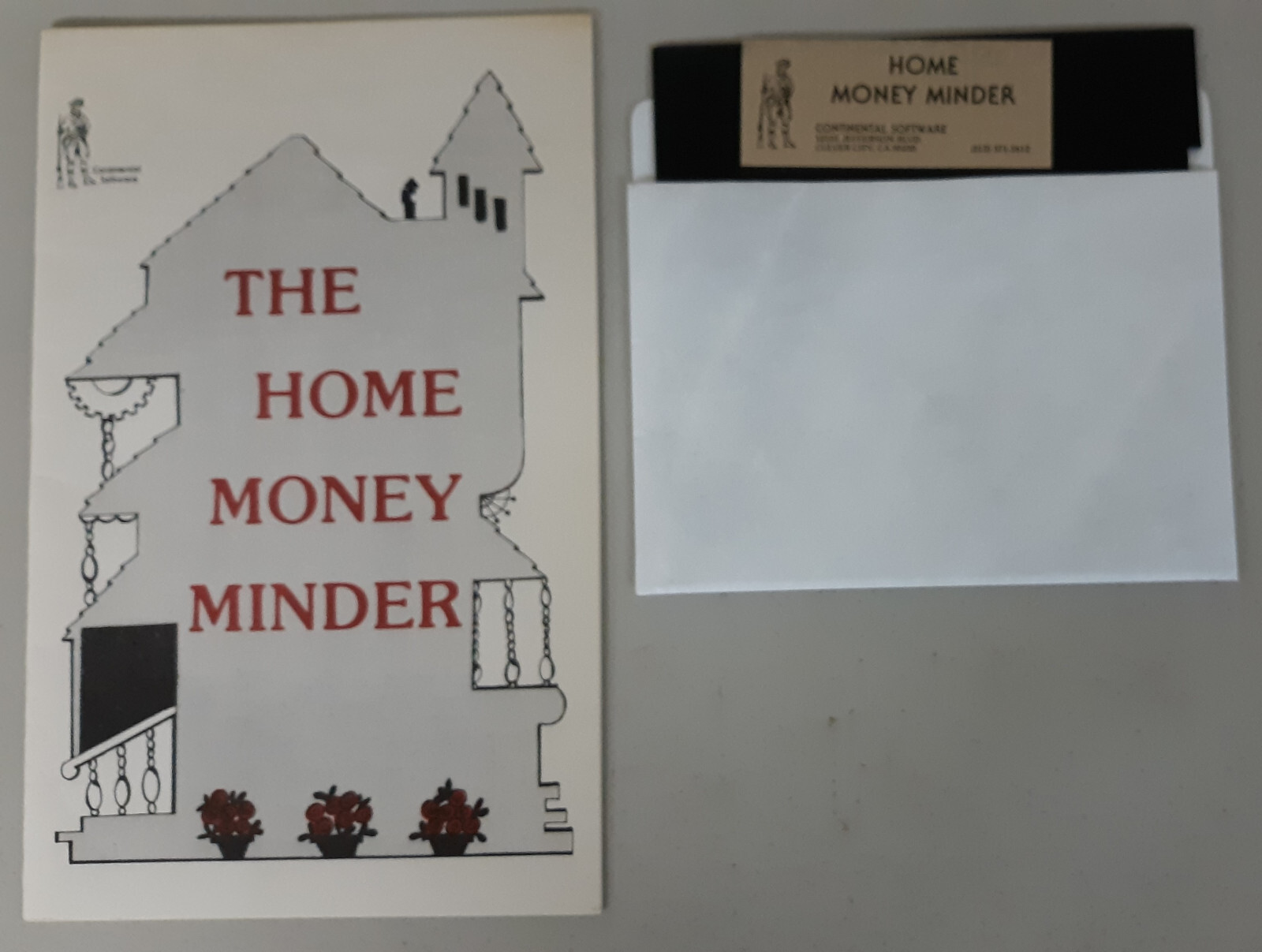 Home Money Minder by Continental Software for Apple II+,IIe,IIc,IIgs 1980