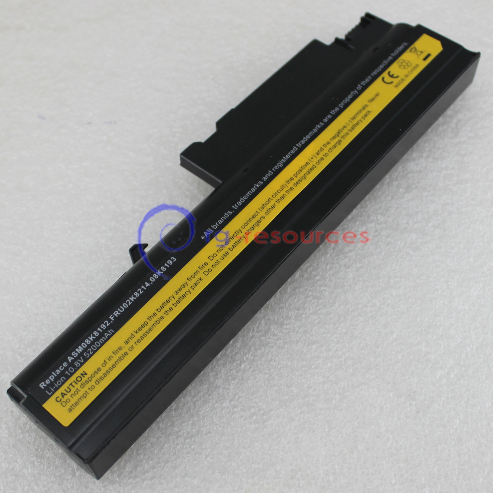 NEW Laptop 5200mah Battery For IBM ThinkPad T42 Series 02K6699 08K8197 92P1011