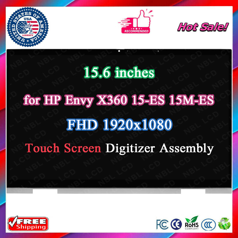 New Screen Replacement for HP Envy X360 15-ES 15M-ES0013DX LCD FHD Touch Screen