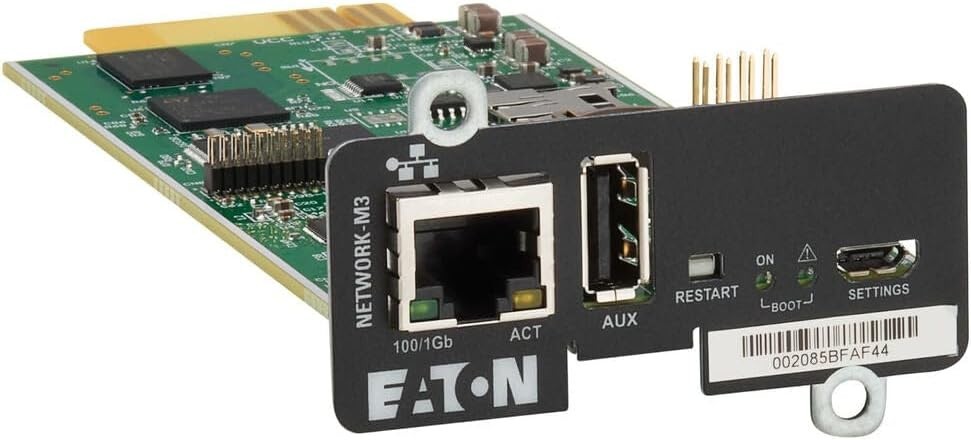 Eaton Network-M3 Cybersecure Gigabit Network-M3 Card for UPS & PDU