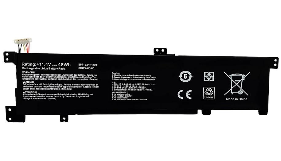 Original 48Wh Replacement Battery for Asus B31N1424 0B200-01390000 4240mAh/11.4V