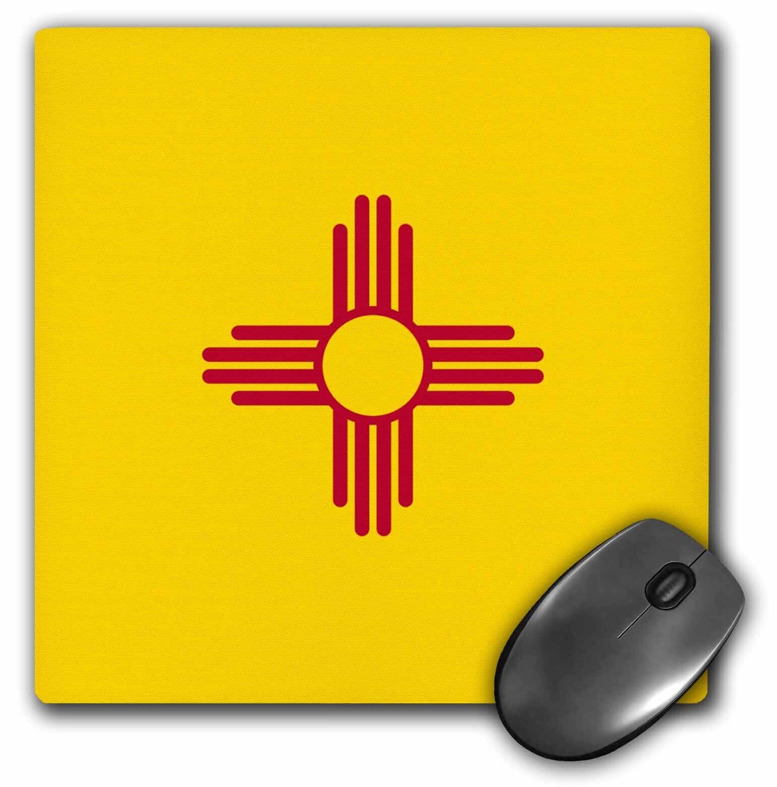 3dRose Flag of New Mexico - US American United State of America USA - red sun sy